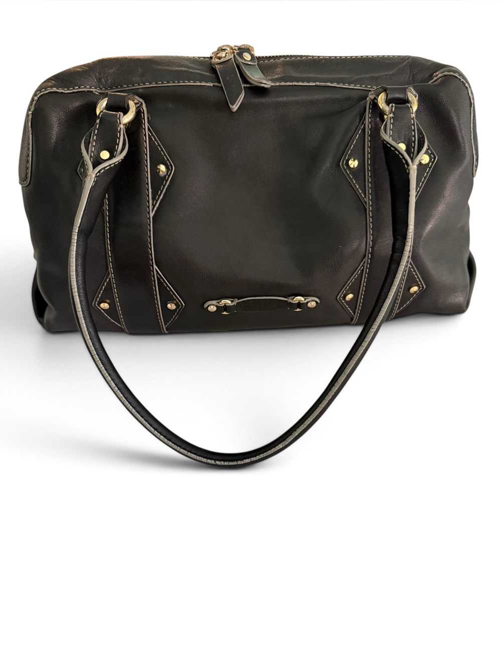 Cole Haan Black Leather Satchel